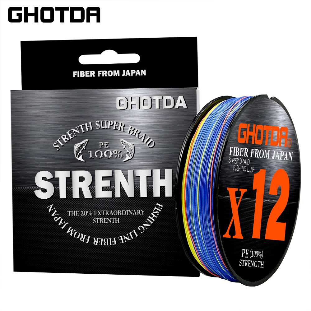 Braided Fishing Line 12 Strand - Ice Fishing Line reseña y precio