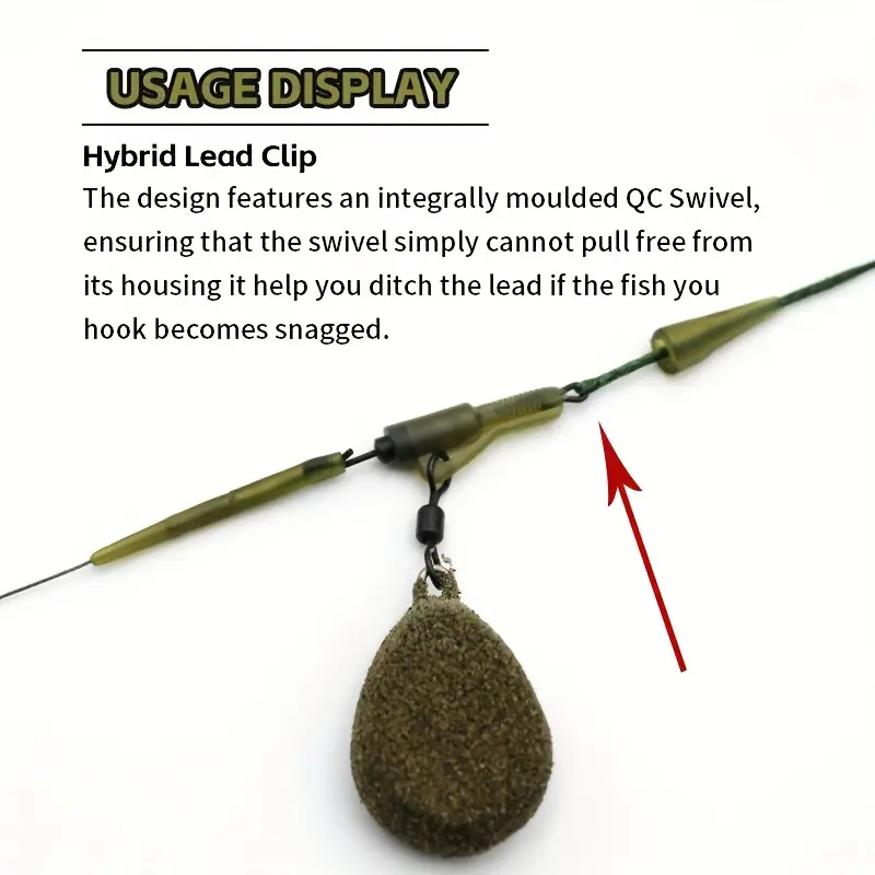 3/6pc CarpCarp Fishing Line Re - Leader Line reseña y precio