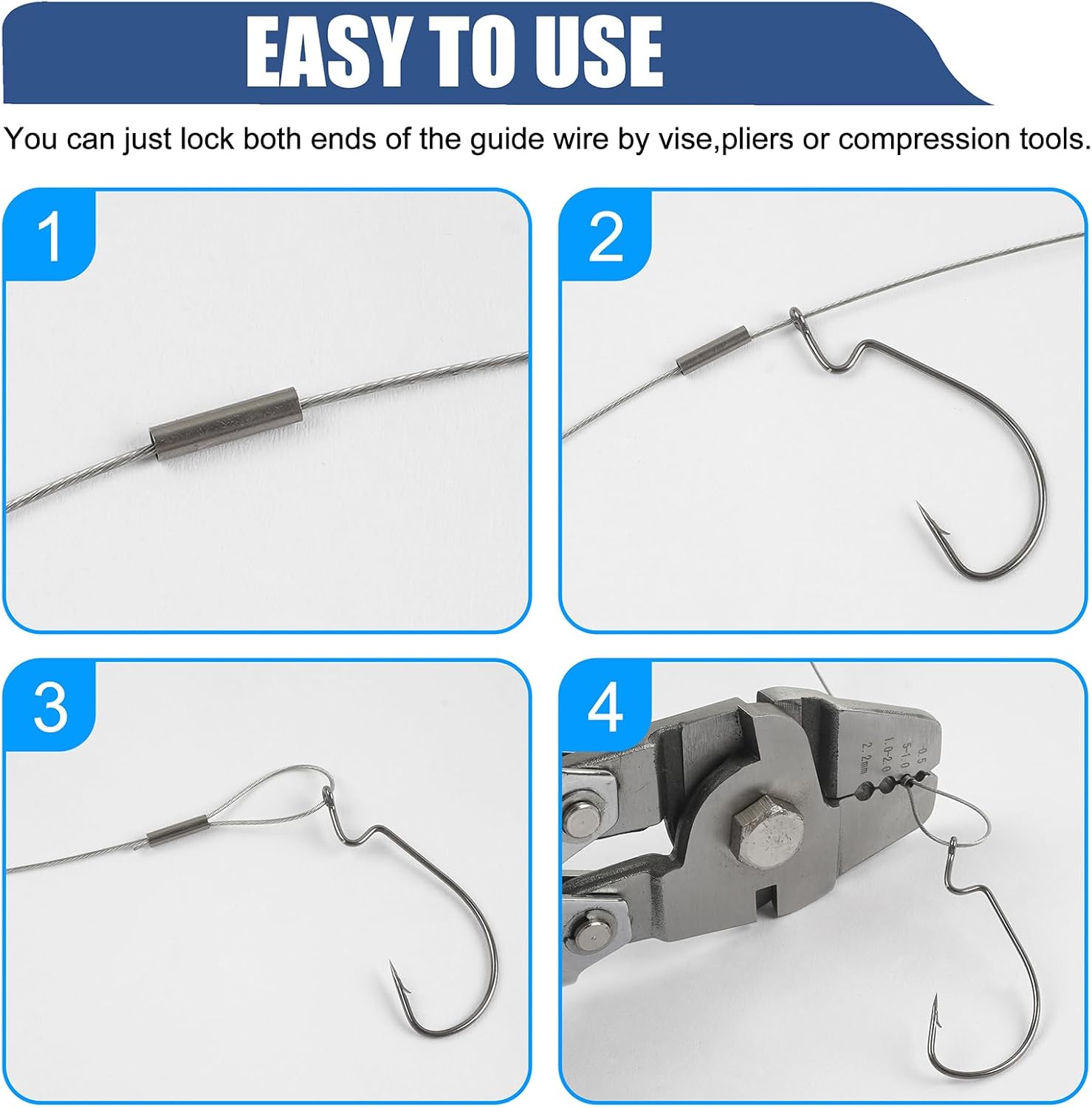 500Pcs Fishing Single Barrel C - Leader Line reseña y precio