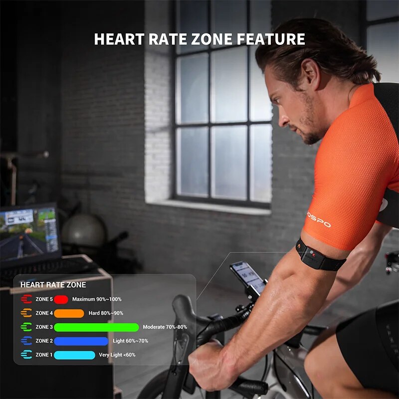 COOSPO HW9 Armband Heart Rate  - Ice Fishing Line reseña y precio