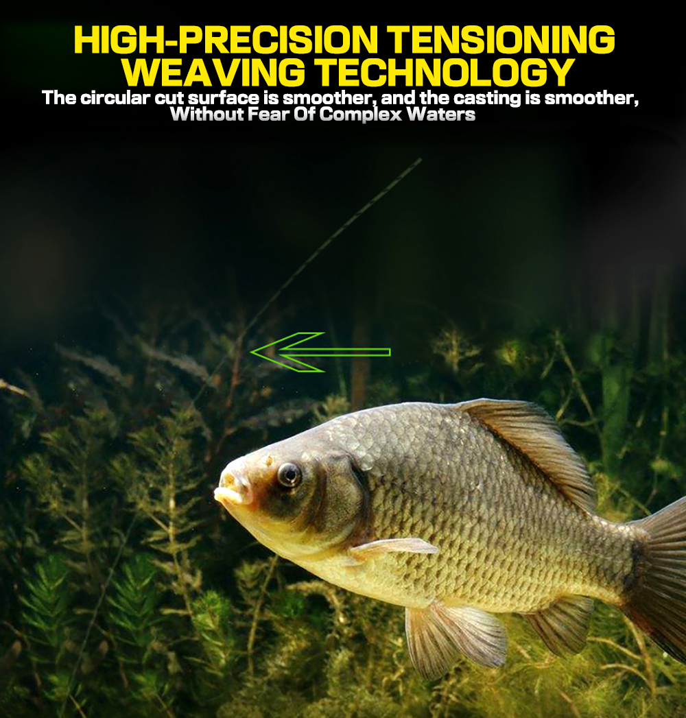 Braided Fihing Line Invisible  - Copolymer Line reseña y precio