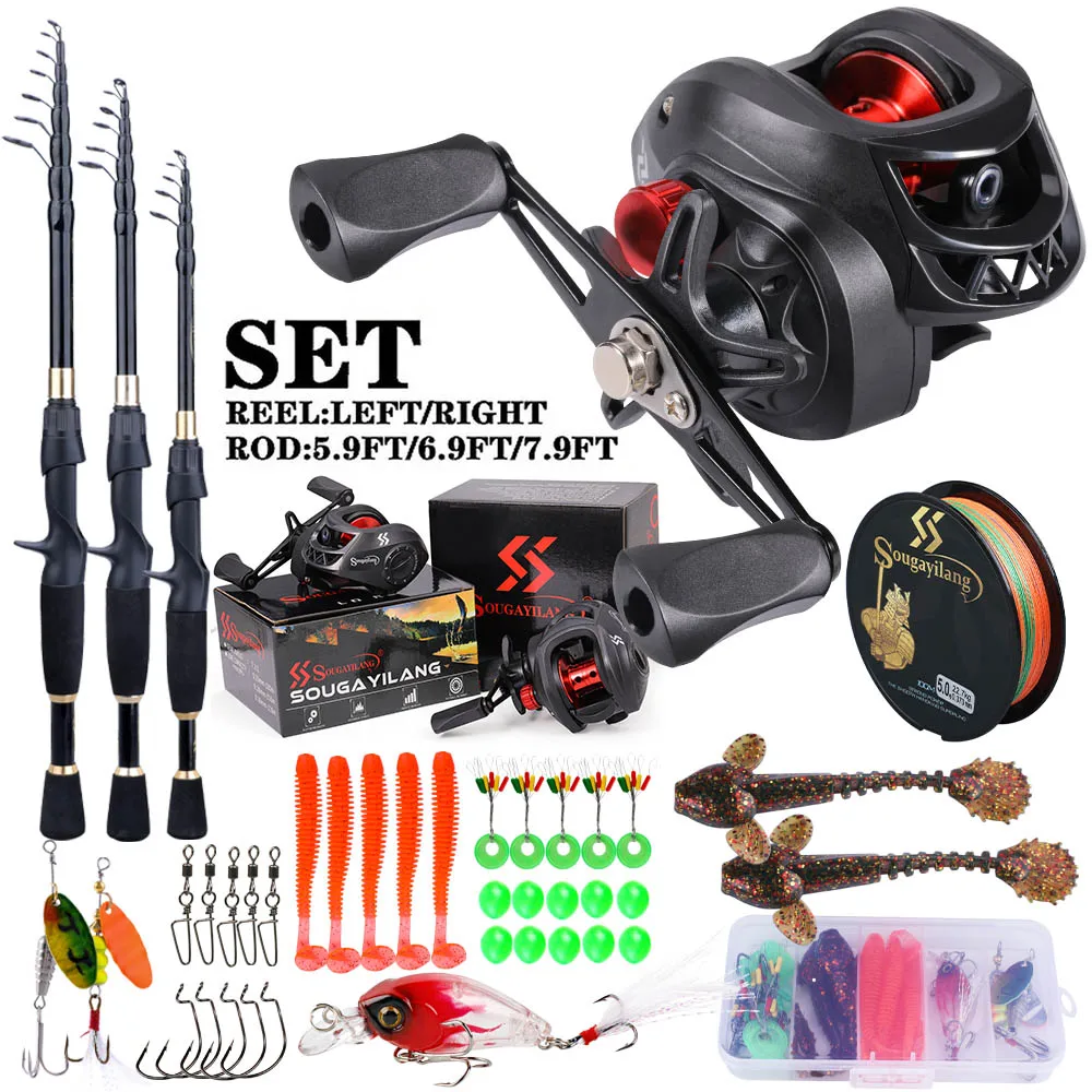 Sougayilang Fishing Rod and Re - Freshwater Line reseña y precio