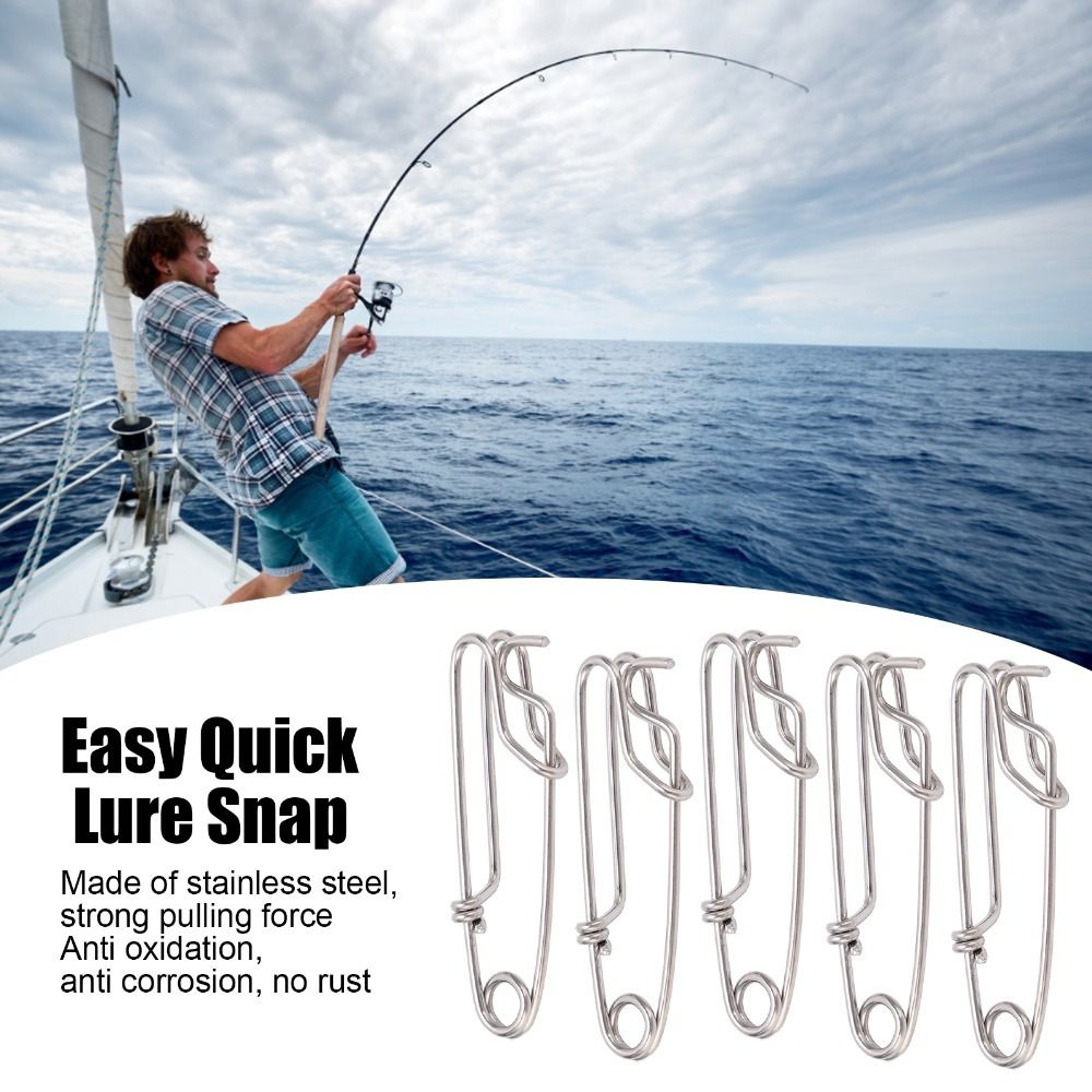 5PCS Durable Stainless Steel L - Saltwater Line reseña y precio
