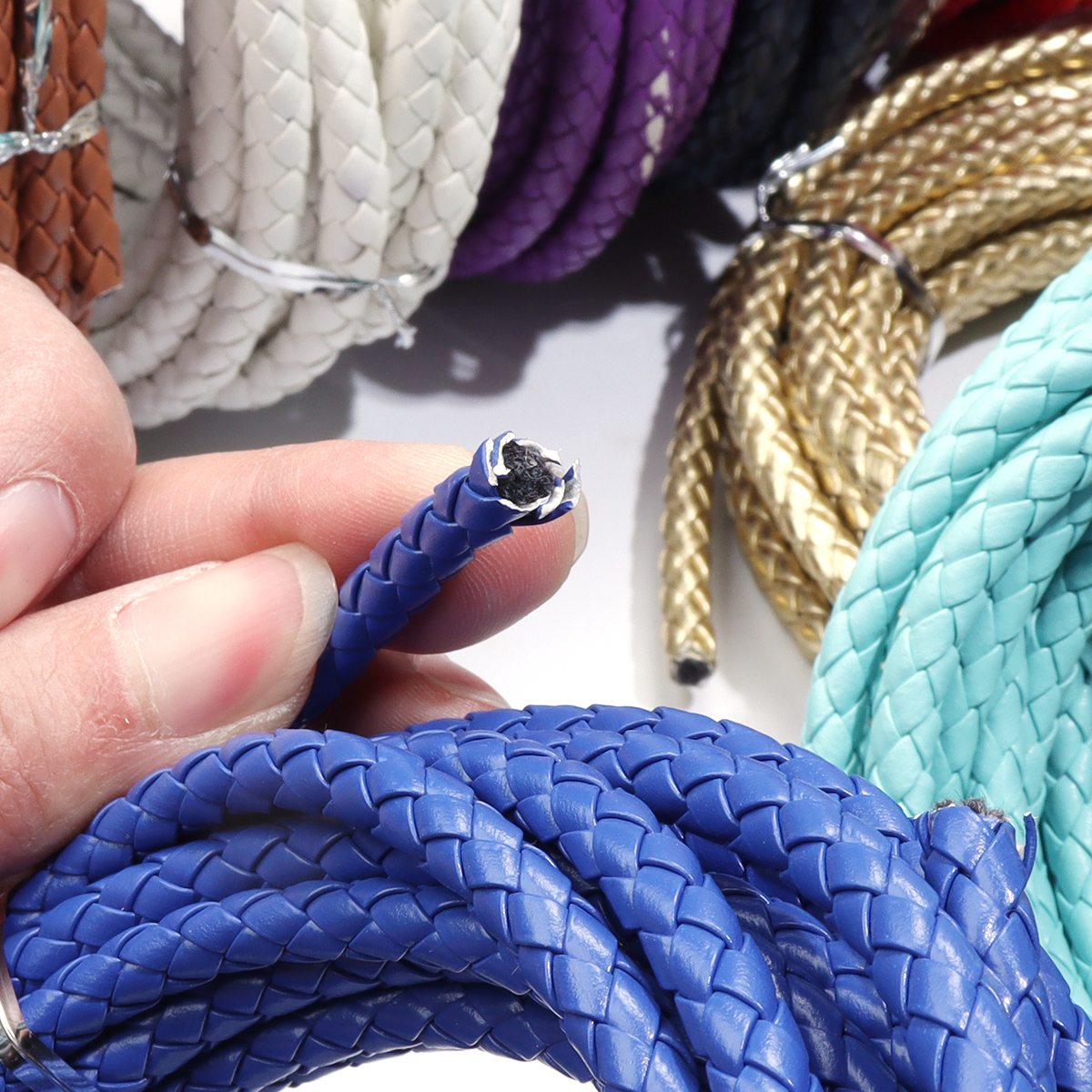 5 Yards/lot 6/7mm Braided Leat - Braided Line reseña y precio