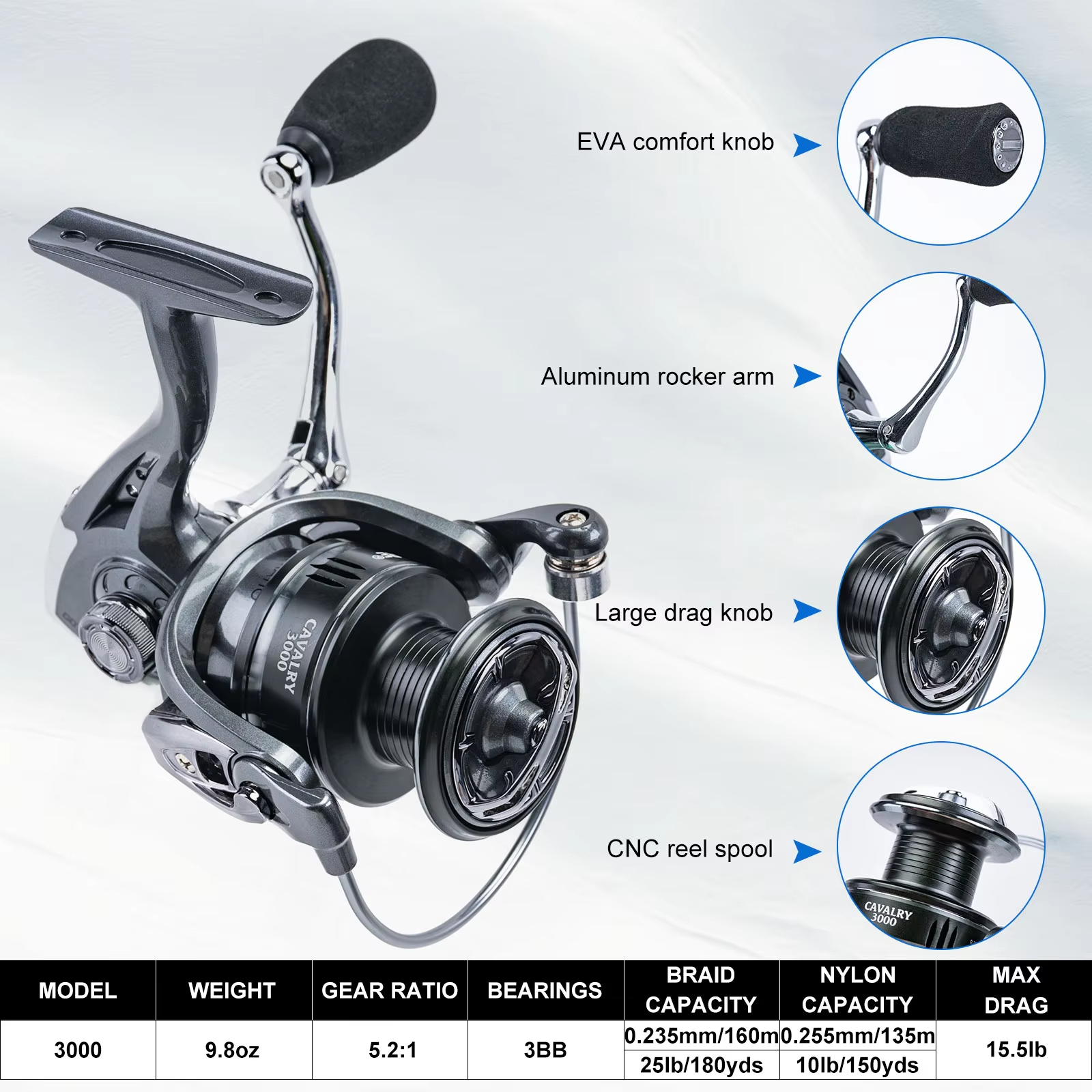 Goture Fishing Telescopic Rod  - Fishing Line Spooler reseña y precio