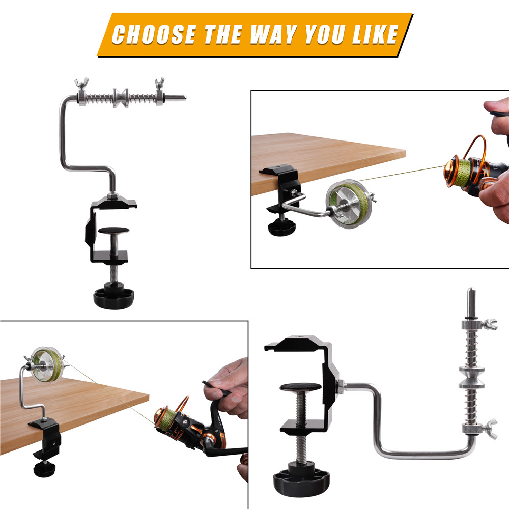 Protable Fishing Line Winder w - Fishing Line Dispenser reseña y precio