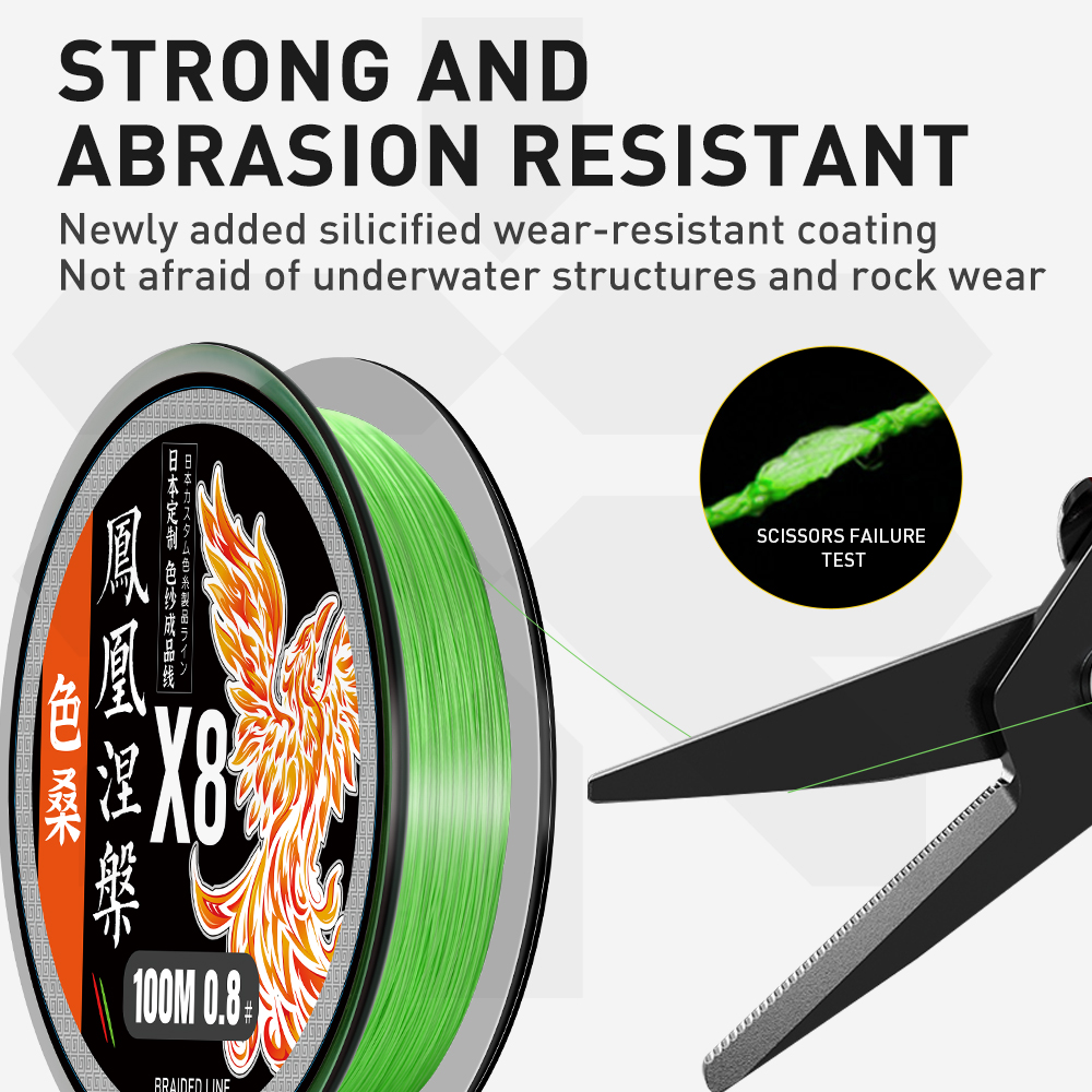 ZUKIBO Phoenix 8 Strand PE Bra - Ice Fishing Line reseña y precio