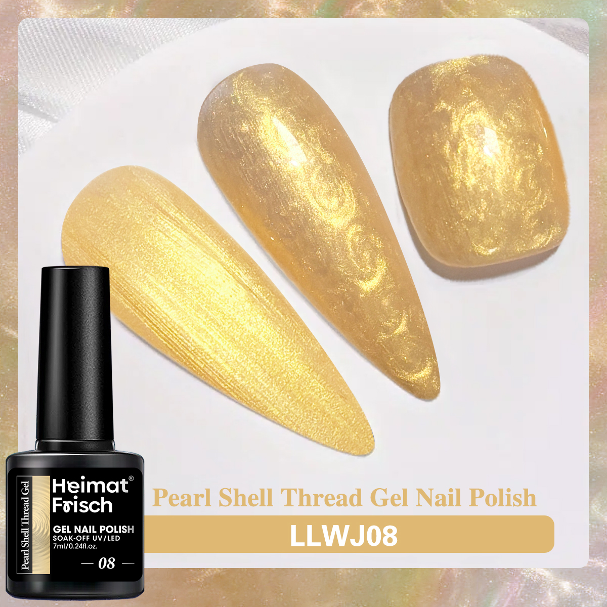 1 piece of shell line gel nail - Copolymer Line reseña y precio