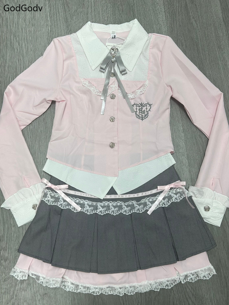 Spring Y2K Princess Outfits Wo - Fly Line reseña y precio