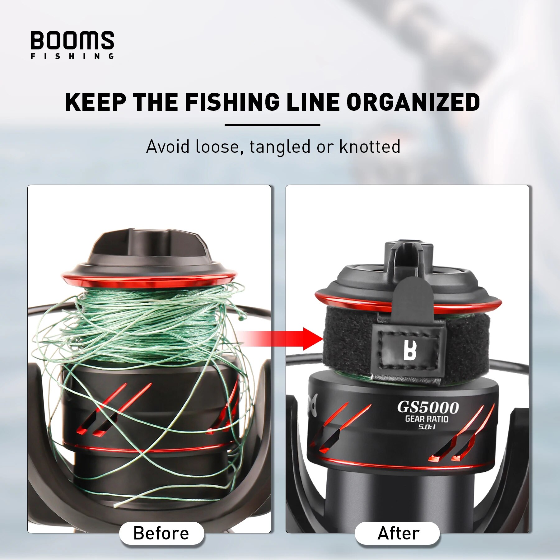 Booms Fishing SB1 4Pcs Spinnin - Fishing Line Box reseña y precio