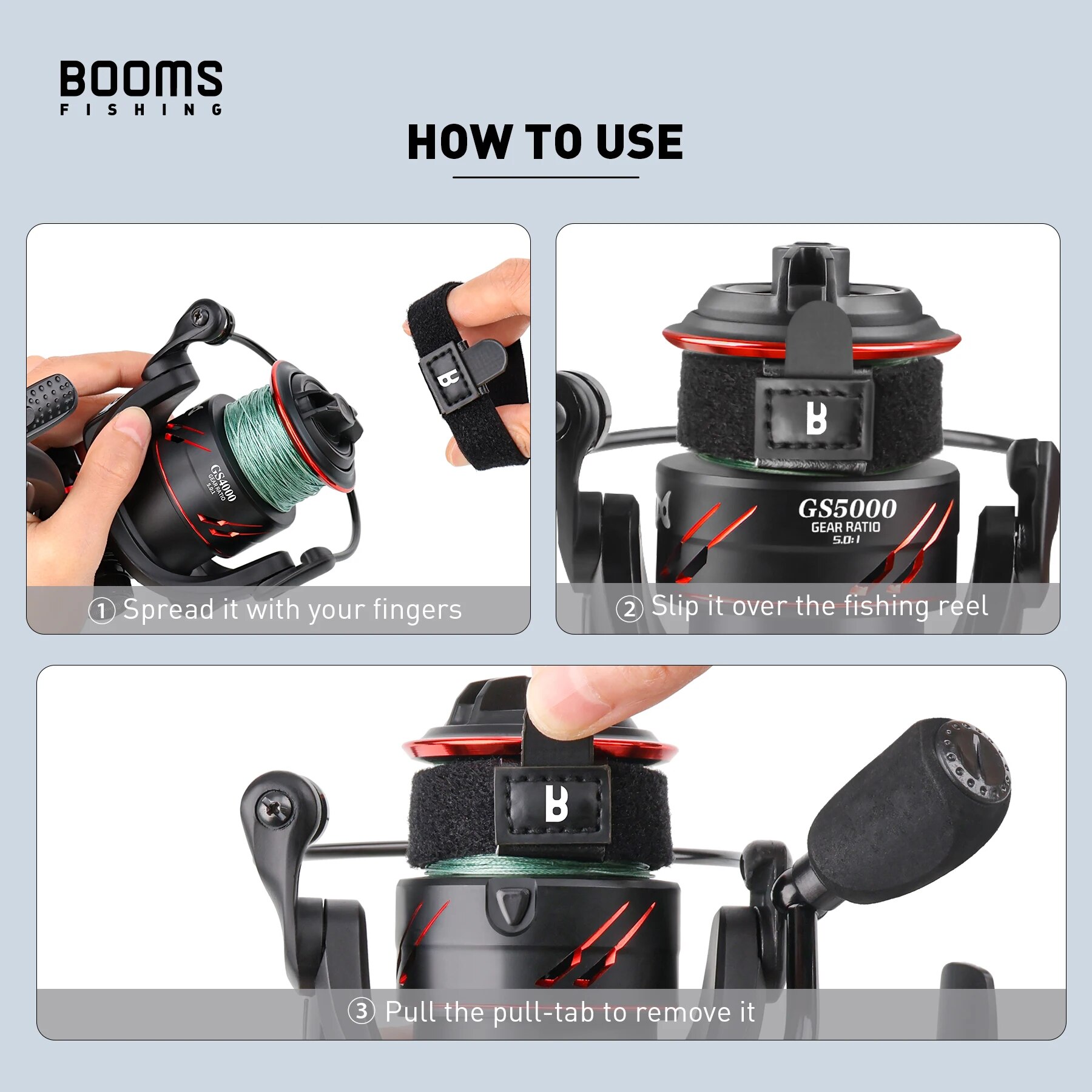 Booms Fishing SB1 4Pcs Spinnin - Fishing Line Box reseña y precio